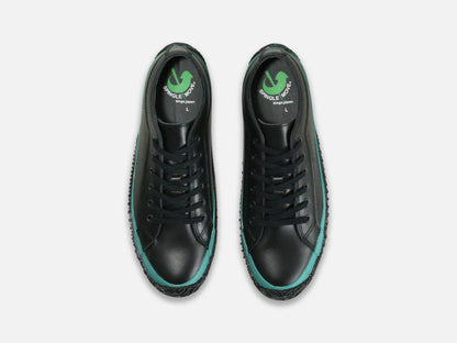 SPINGLE MOVEのスニーカー「SPM-619 Black」の上から見た商品画像