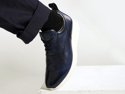 THIRTY THREE (33 / サーティースリー) TT-101 ネイビー メンズ スニーカー レザー