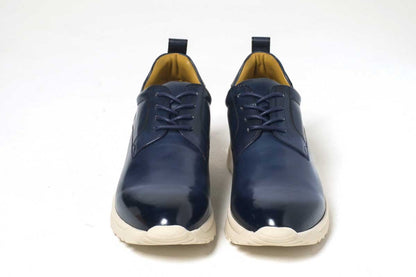 THIRTY THREEのスニーカー「TT-101 Navy」の前向きの商品画像