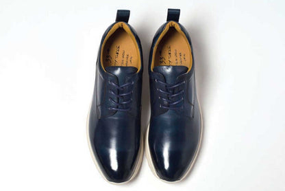 THIRTY THREEのスニーカー「TT-101 Navy」の上から見た商品画像