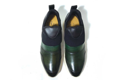 THIRTY THREEのスニーカー「TT-103 Green」の上から見た商品画像