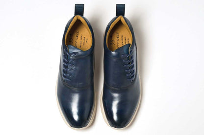 THIRTY THREEのスニーカー「TT-105 Navy」の上から見た商品画像